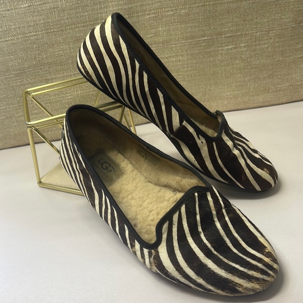 Ugg Alloway Loafers in zebra Print